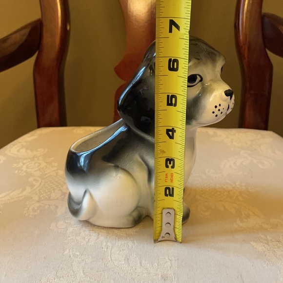 Vintage Nancy Pew Giftware/Tilso, Japan anthropomorphic antique dog planter 1986 - Picture 7 of 8